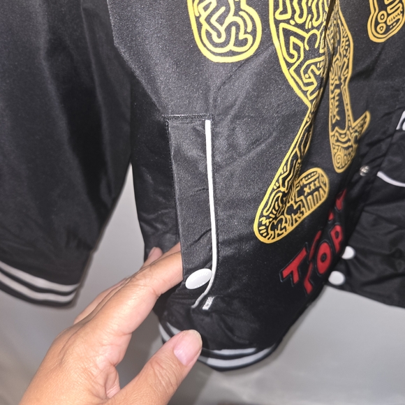 Members Only x Keith Haring size XL Andy Mouse Bomber Jacket Black. - Picture 5 of 13